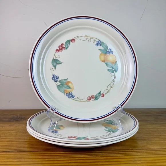 Corelle by Corning Dinner Plates – Country Cottage Fruit – Set of 4 - Picture 3 of 16